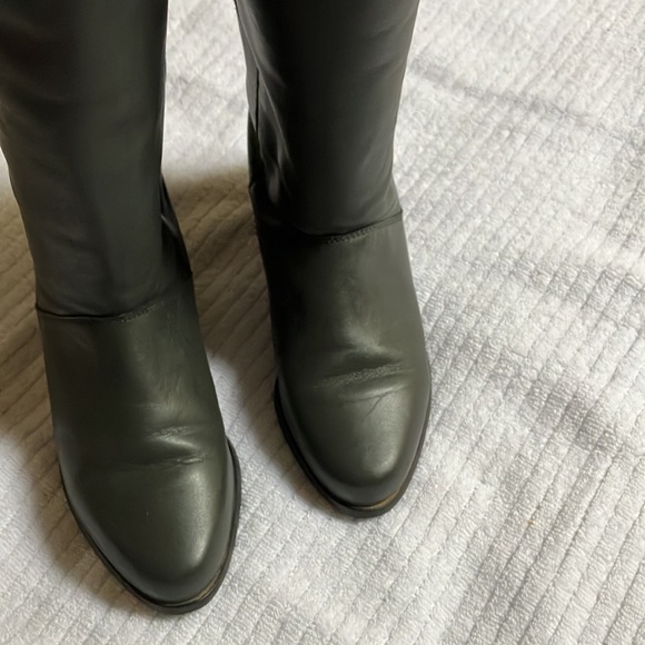Regence gray leather boots - Picture 5 of 9